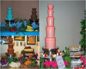 Chocolate Fountain Wedding Ideas