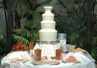 Chocolate Fountain Wedding Reception