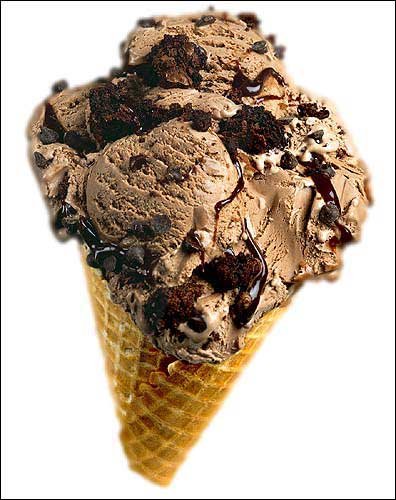 Chocolate Ice Cream Cone