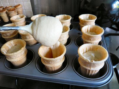 Chocolate Ice Cream Cone Cupcakes