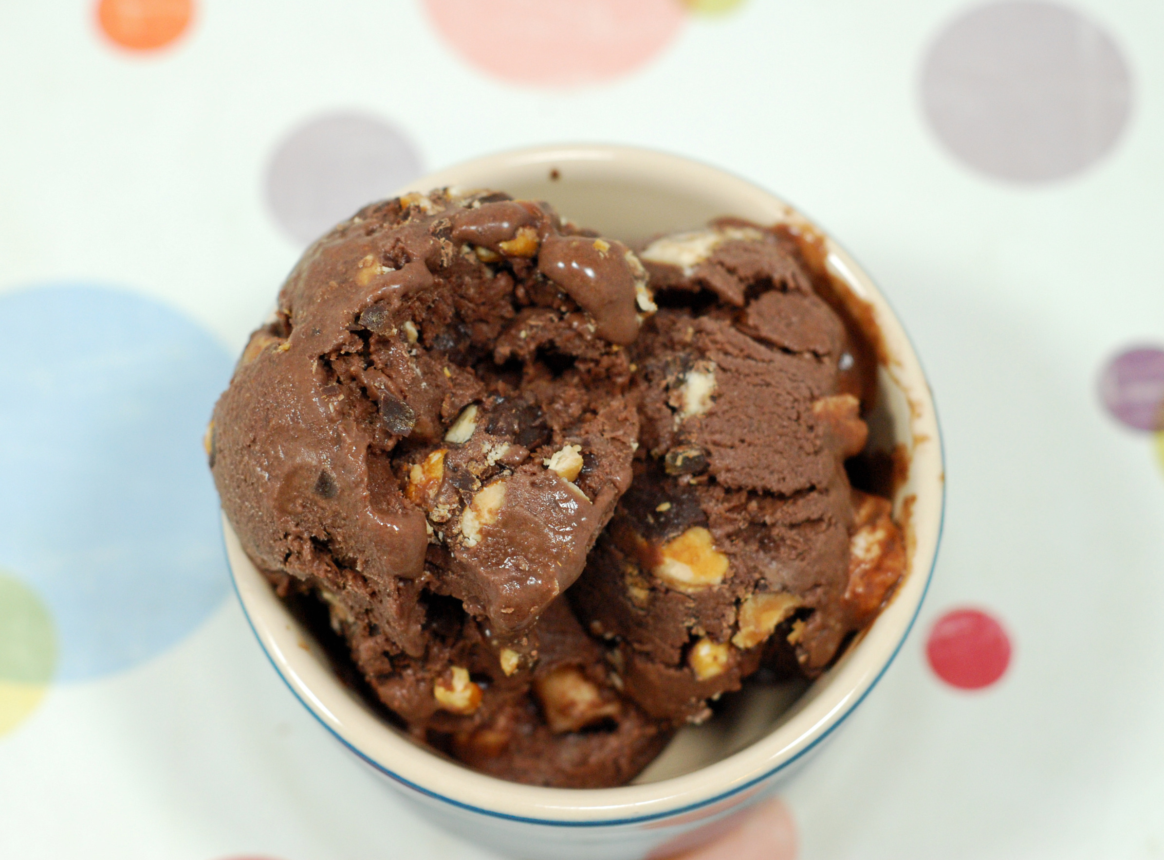 Chocolate Ice Cream In A Bowl