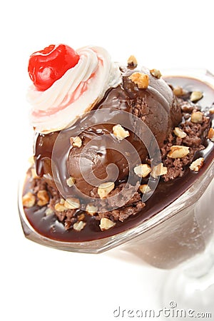 Chocolate Ice Cream Sundae