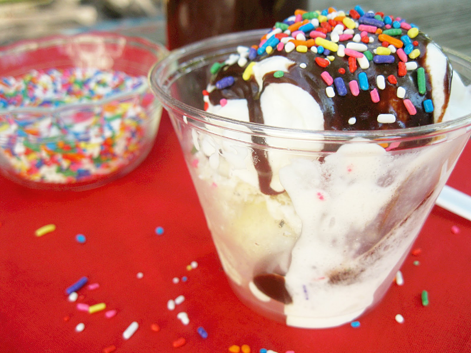 Chocolate Ice Cream With Sprinkles