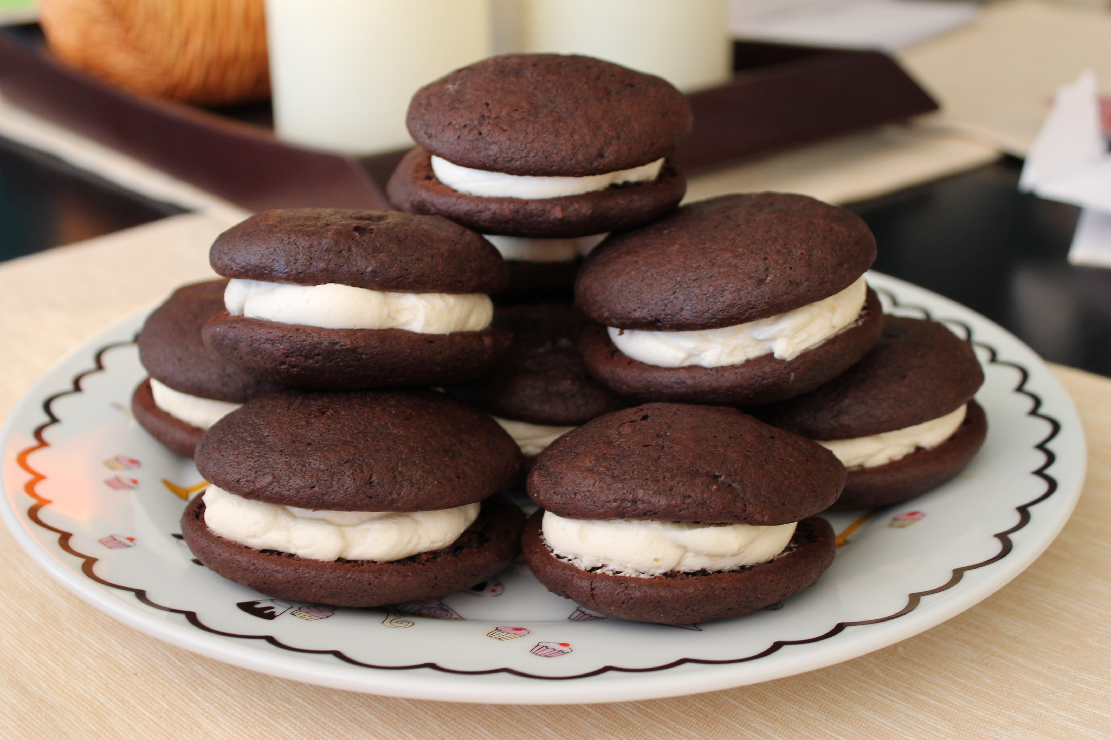 Chocolate Whoopie Pie Recipe Cream Cheese Filling