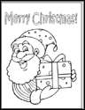 Christmas Cards For Kids To Colour