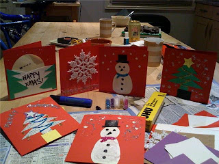 Christmas Cards To Make With Children Ideas