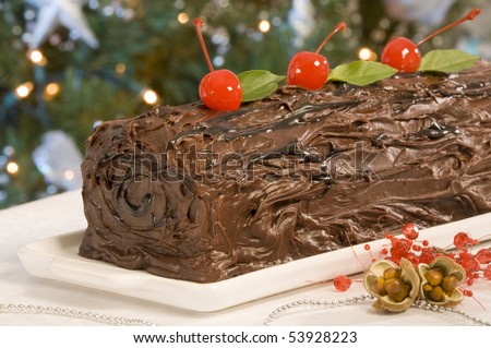 Christmas Chocolate Cake Decorations