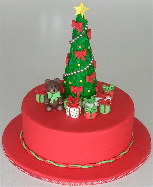 Christmas Chocolate Cake Decorations