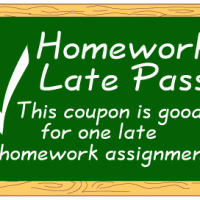 Christmas Homework Pass Printables