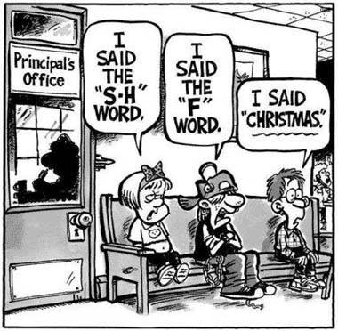 Christmas Lawyer Cartoon