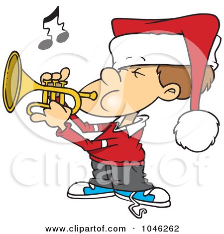 Christmas Music Notes Clip Art