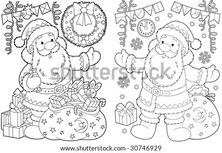 Christmas Pictures Black And White Free