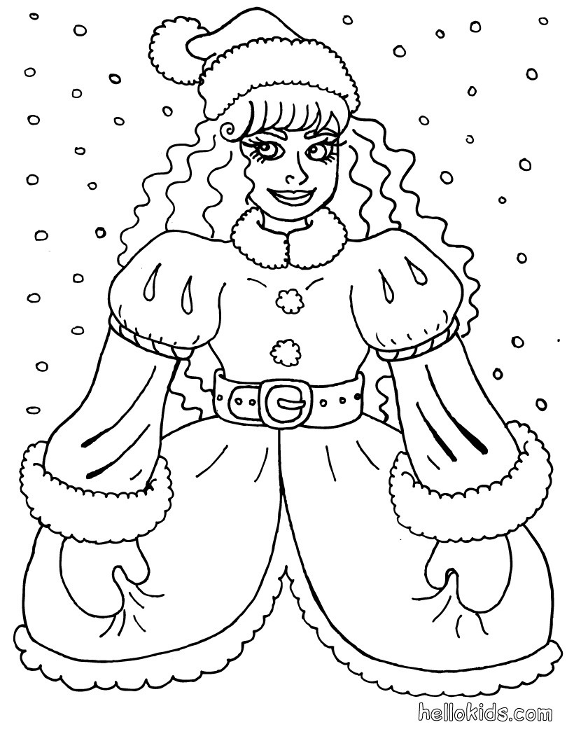 Christmas Pictures To Color And Print For Free