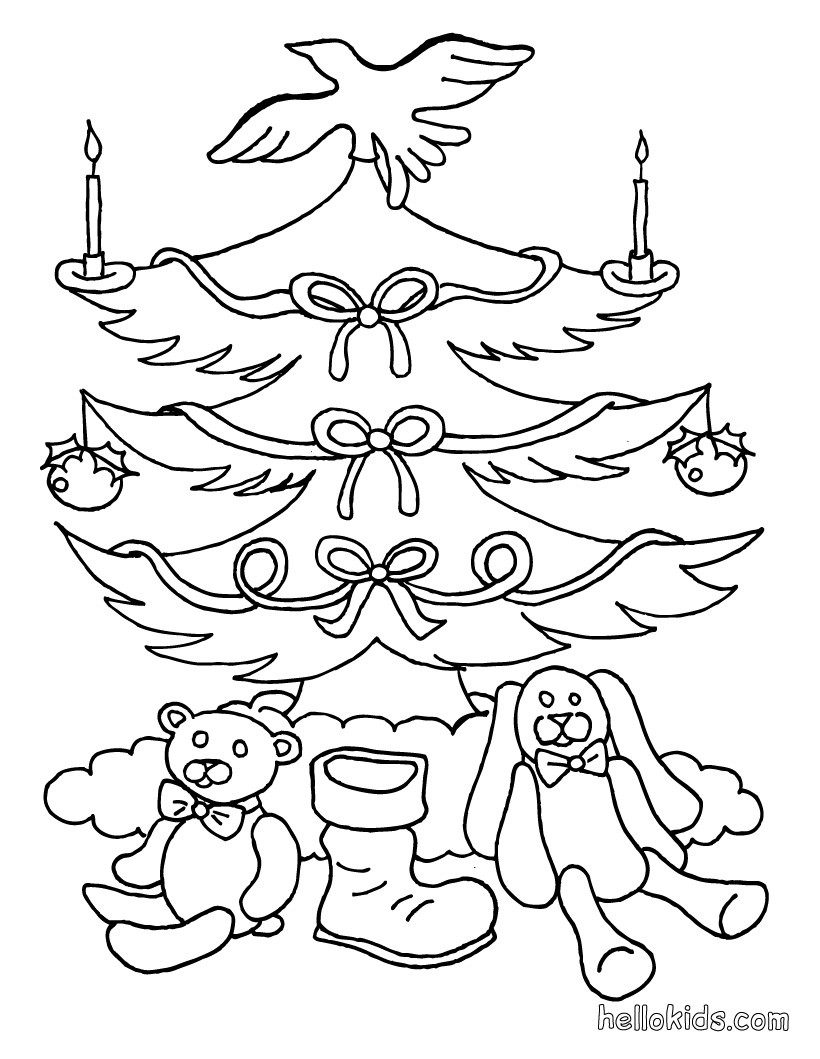 Christmas Pictures To Color And Print For Free