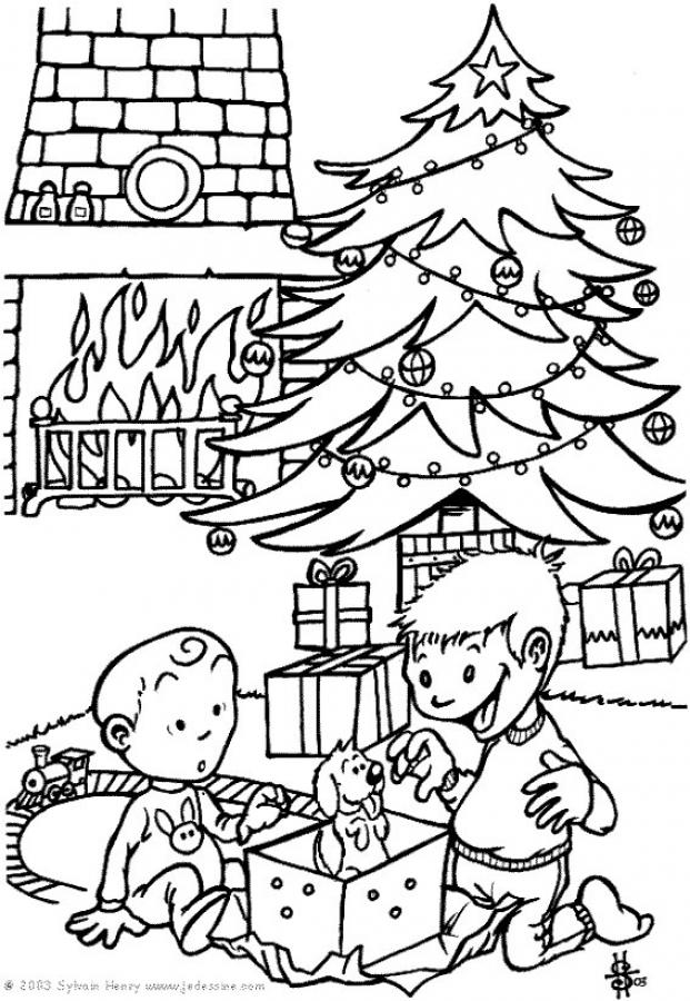 Christmas Pictures To Color And Print For Kids