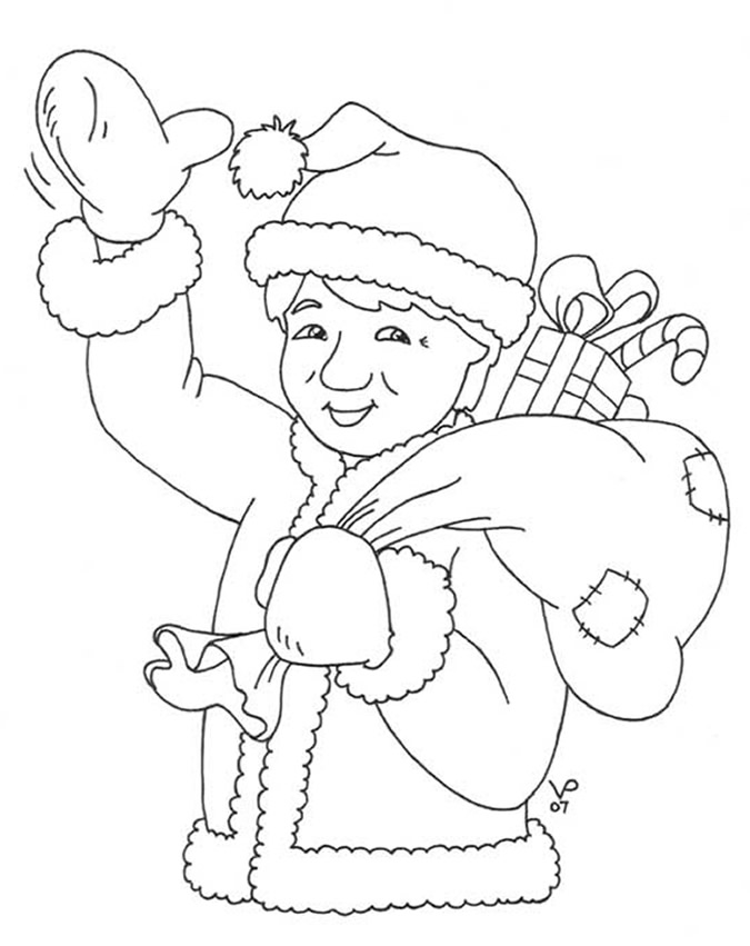 Christmas Pictures To Color And Print For Kids