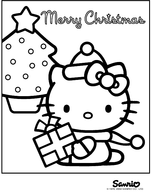 Christmas Pictures To Colour