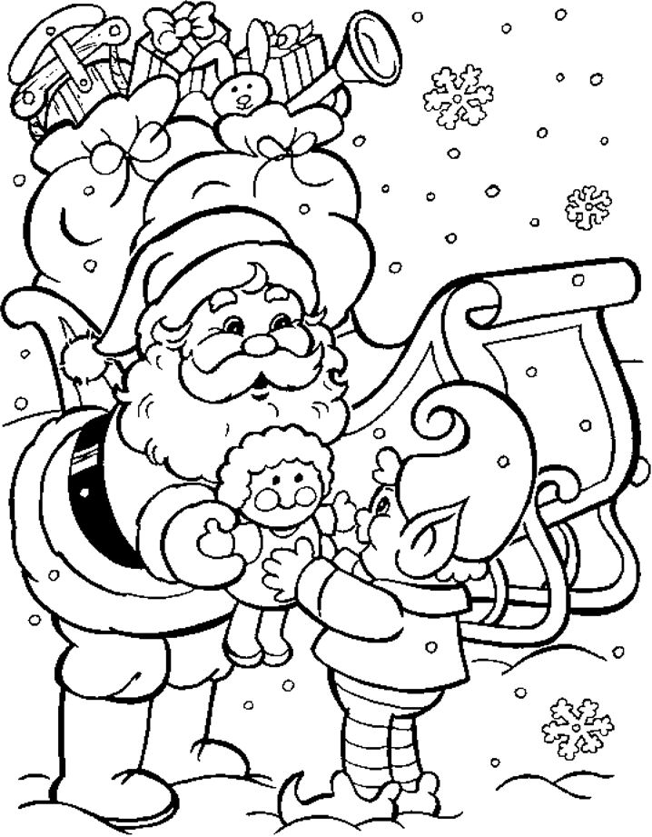 Christmas Pictures To Colour In For Adults