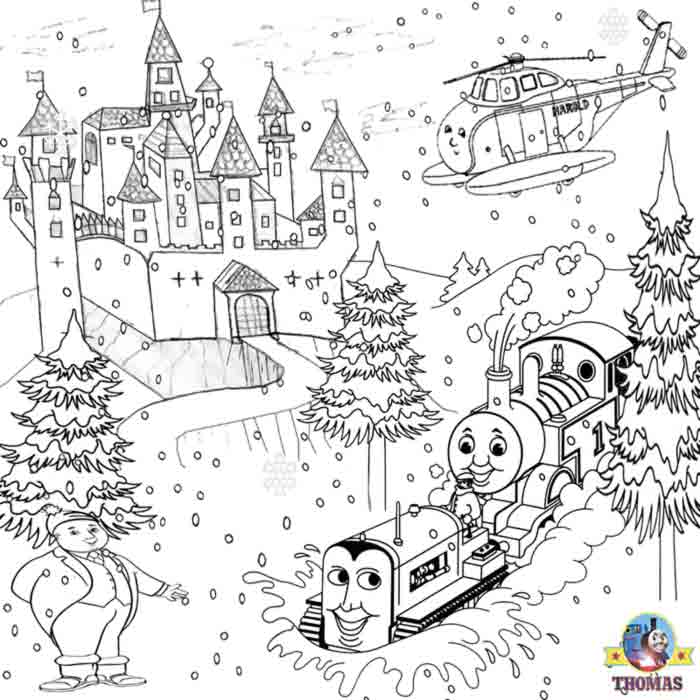 Christmas Pictures To Colour In For Kids