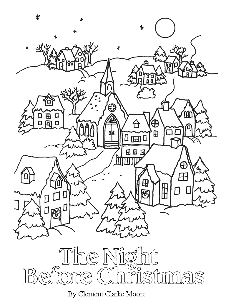 Christmas Pictures To Colour In Printables