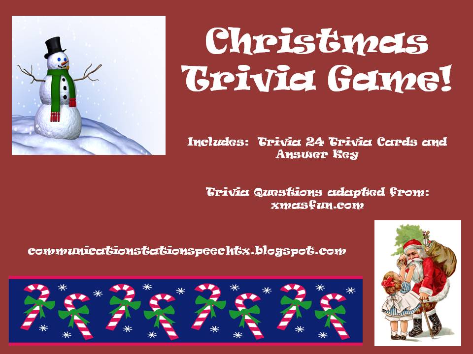 Christmas Quiz Questions And Answers For Children