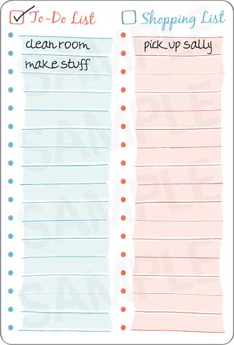 Christmas Shopping List Template