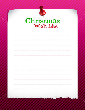 Christmas Shopping List Template