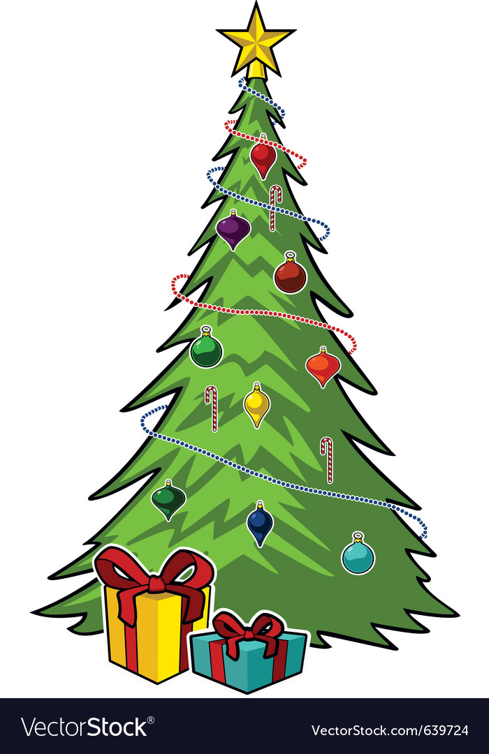 Christmas Tree Cartoon