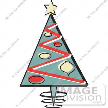 Christmas Tree Cartoon Clip Art