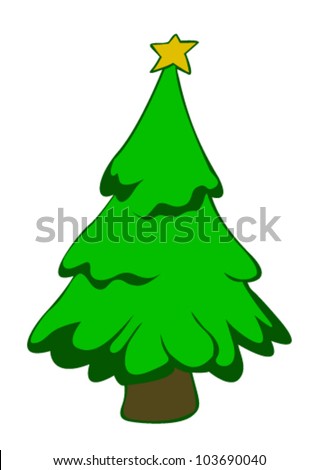 Christmas Tree Cartoon Images