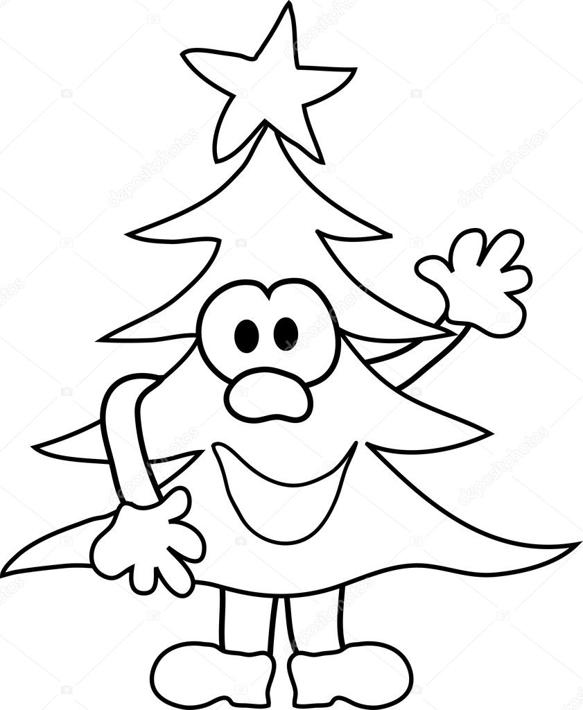 Christmas Tree Cartoon Pics