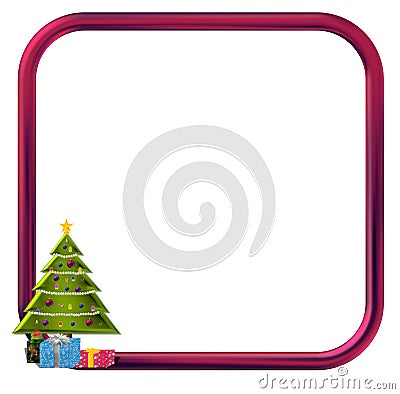 Christmas Tree Clip Art Border