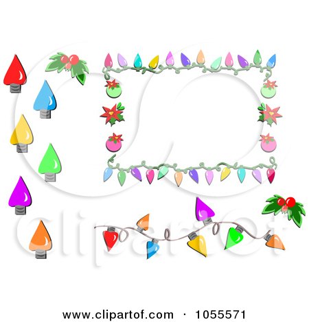 Christmas Tree Clip Art Border