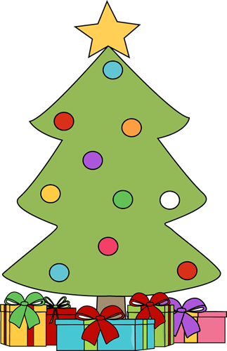 Christmas Tree Clip Art With Presents