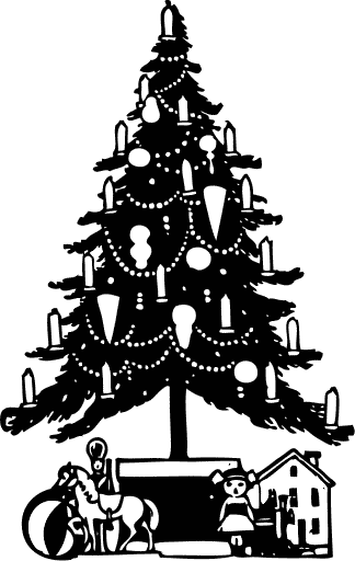 Christmas Tree Clip Art With Presents