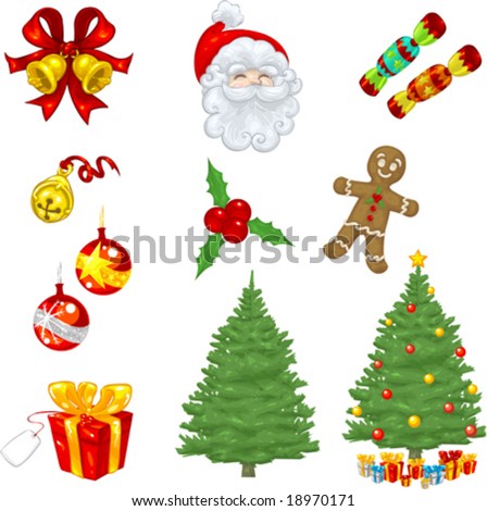 Christmas Tree Decorations Clipart