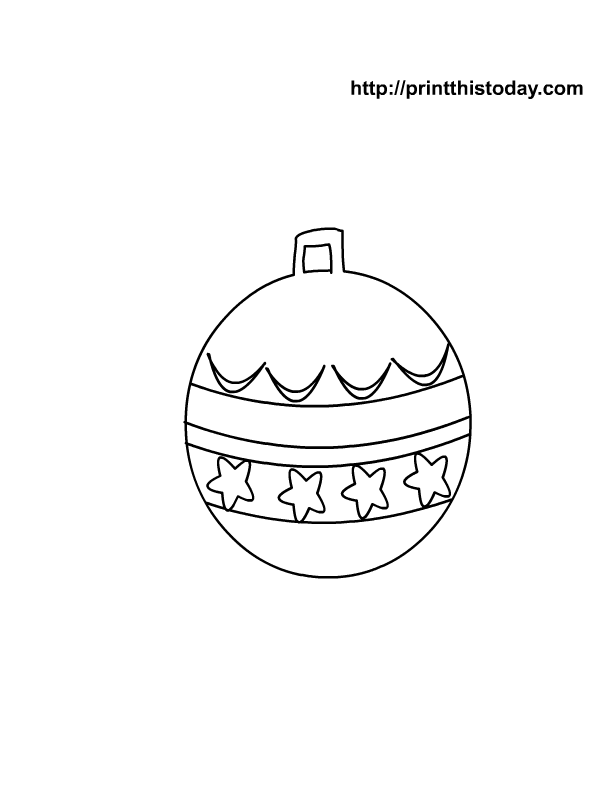 Christmas Tree Pictures For Kids To Color