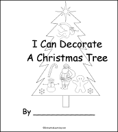 Christmas Tree Pictures For Kids To Color