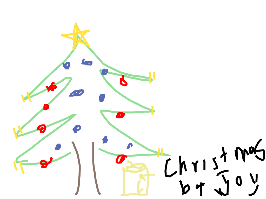 Christmas Tree Pictures For Kids To Draw