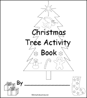 Christmas Tree Pictures To Colour In