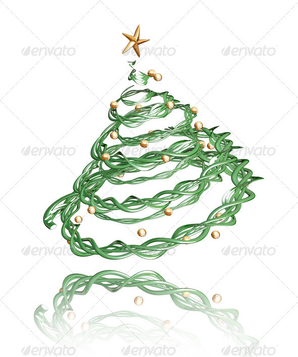 Christmas Tree Template 3d