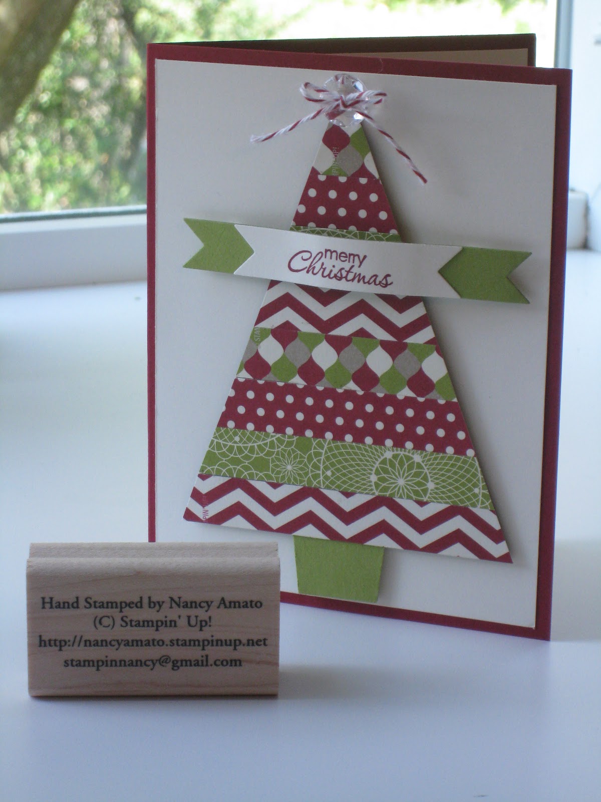 Christmas Tree Template For Card Making