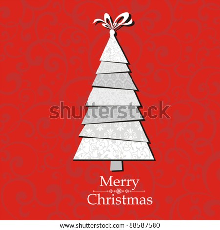 Christmas Tree Template For Cards