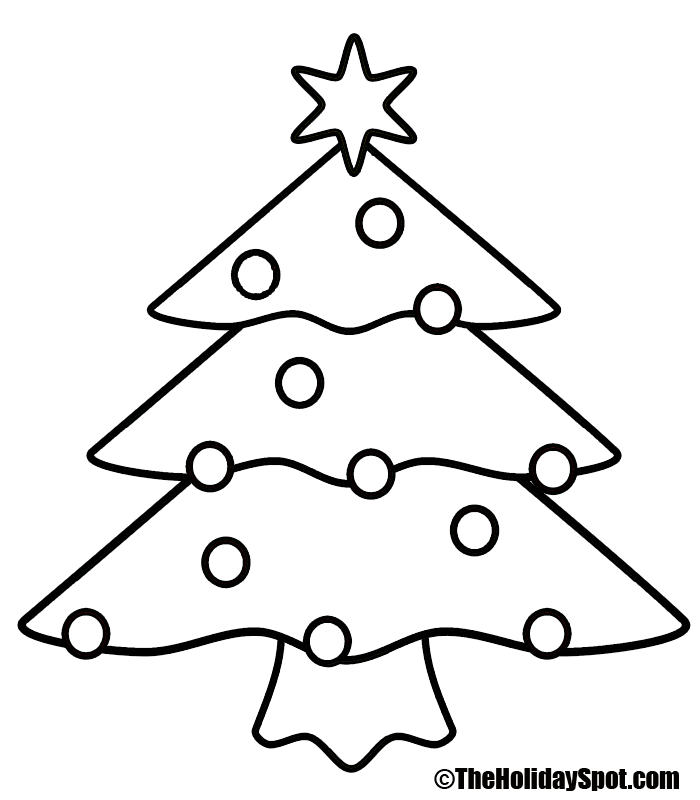 Christmas Tree Template Small