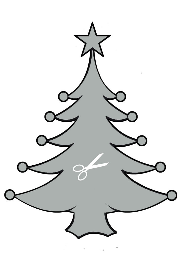 Christmas Tree Templates For Kids