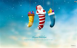 Christmas Wallpaper Santabanta