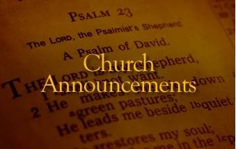 Church Announcement Backgrounds