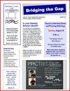 Church Newsletters Ideas