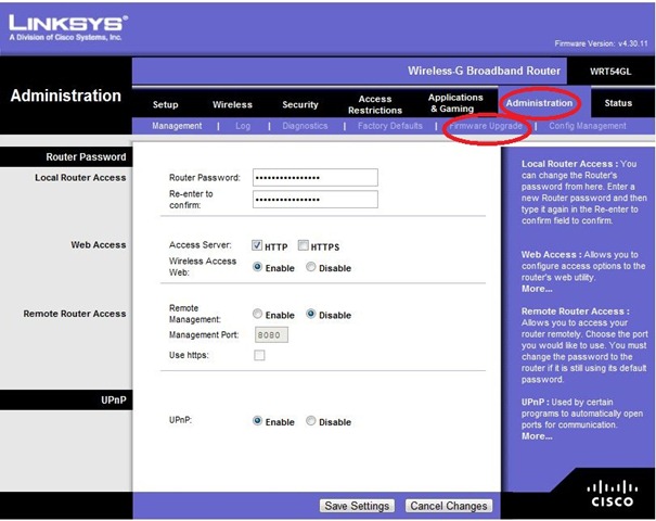 Cisco Linksys Wrt54gl Firmware