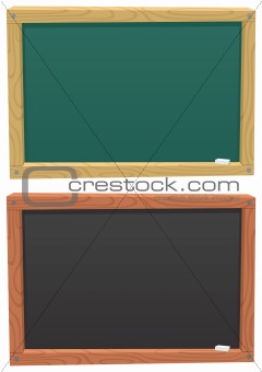 Clean Blackboard Cartoon